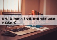 軟件開(kāi)發(fā)培訓(xùn)機(jī)構(gòu)多少錢（軟件開(kāi)發(fā)培訓(xùn)班出來(lái)的怎么樣）