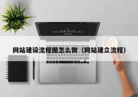 網站建設流程圖怎么做（網站建立流程）